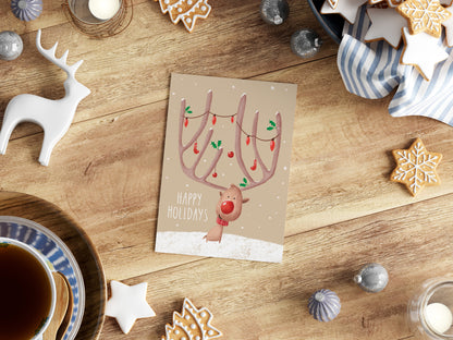 Card - The Quirky Reindeer Card