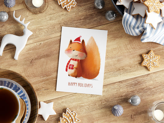 Card - A Foxy Way to Say “Happy Holidays”