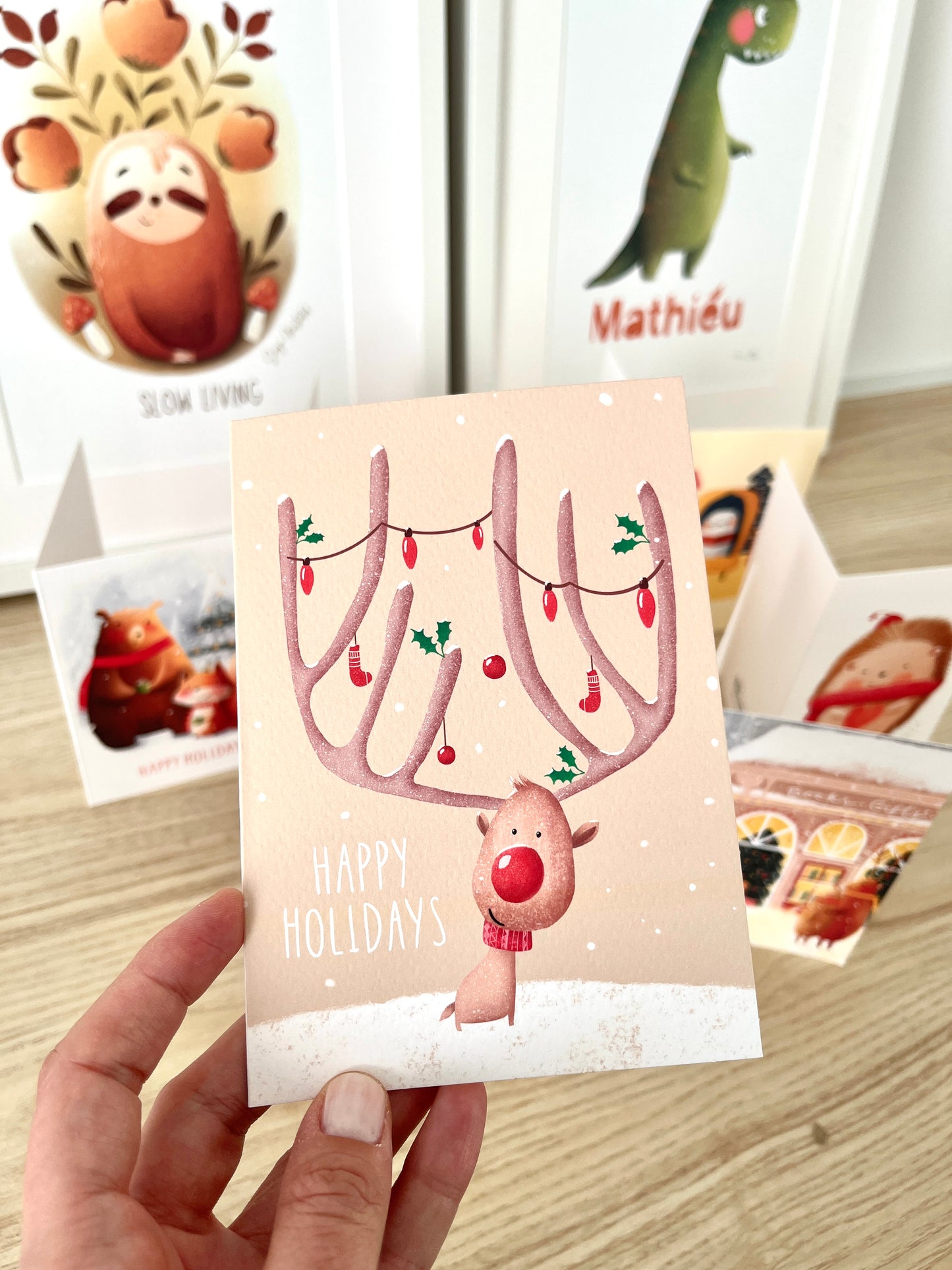 Card - The Quirky Reindeer Card