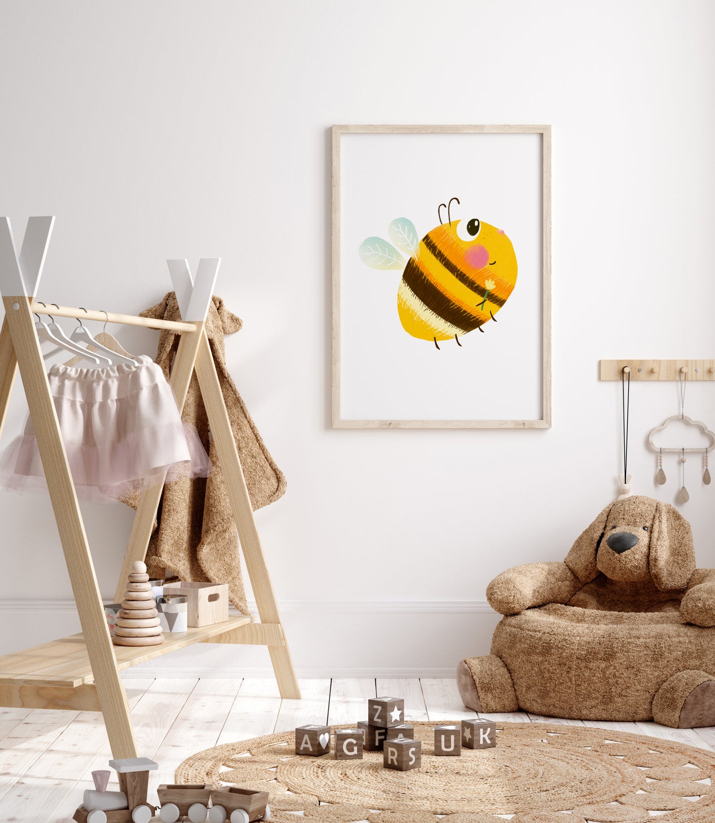 "Happy Bee" Fine Art Print