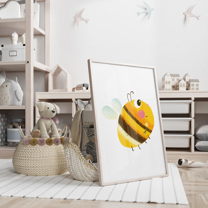 "Happy Bee" Fine Art Print