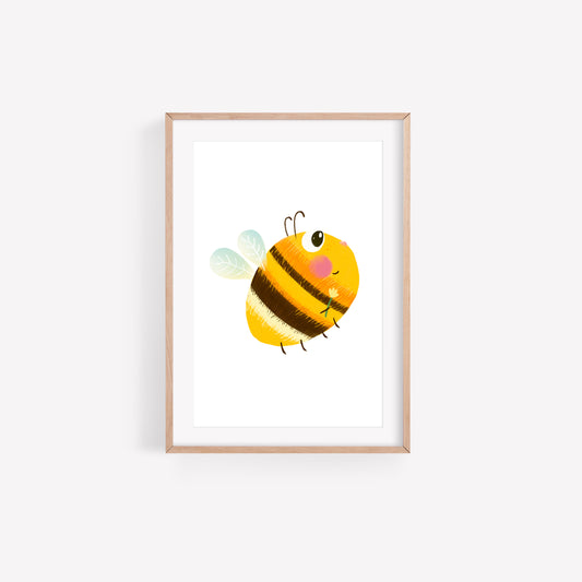 "Happy Bee" Fine Art Print