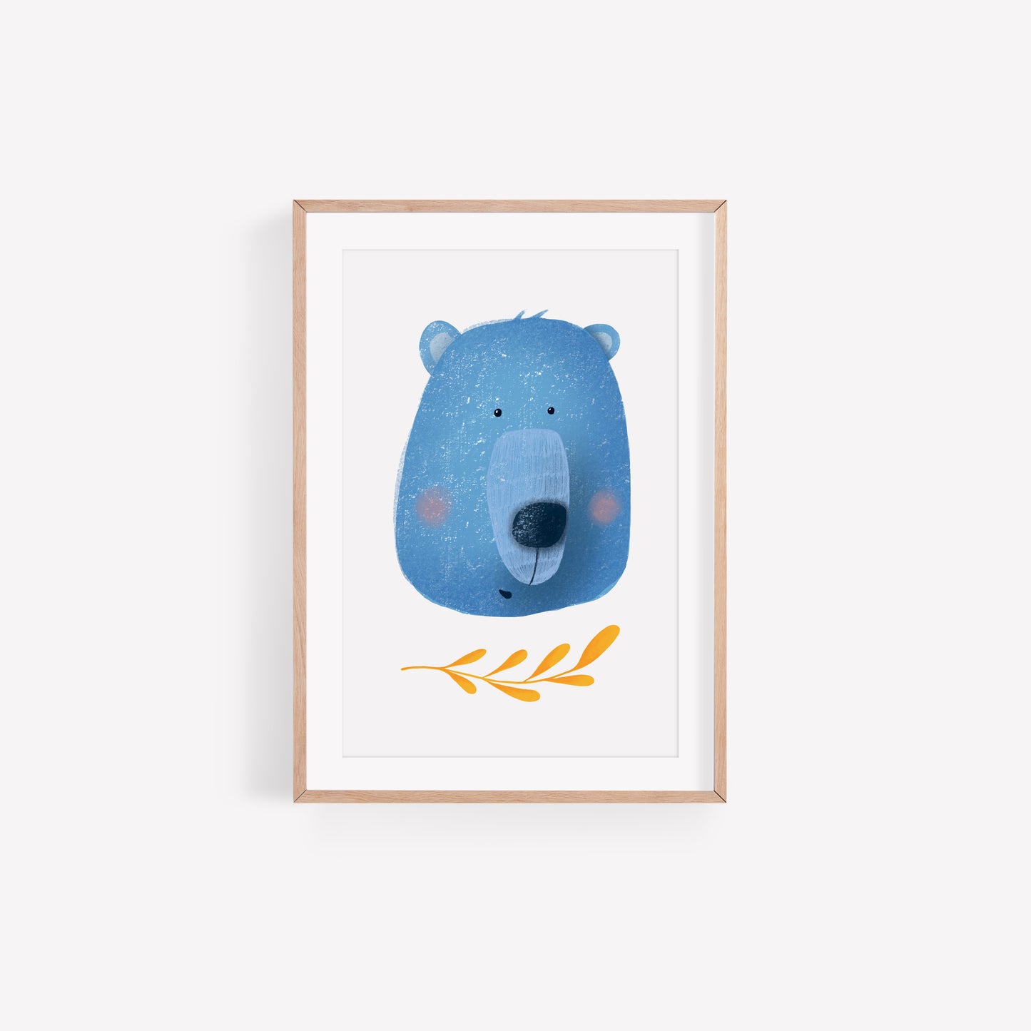 "Blue Bear" Fine Art Print